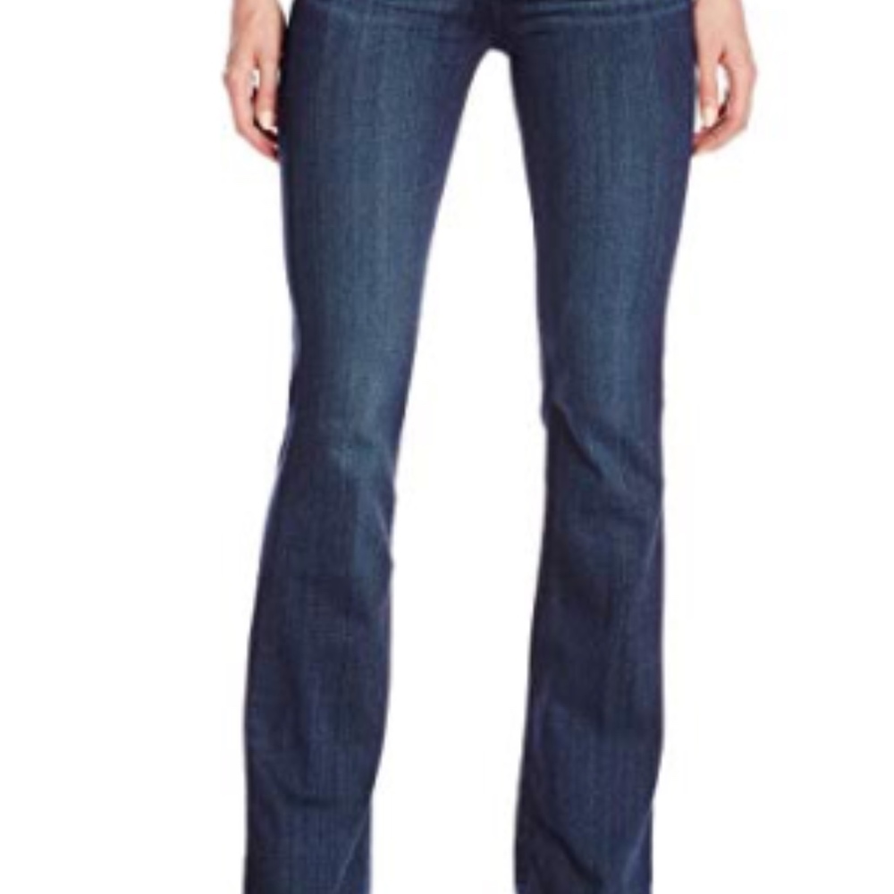 Paige Skyline Boot Petite Jeans, Dark Wash Size 28